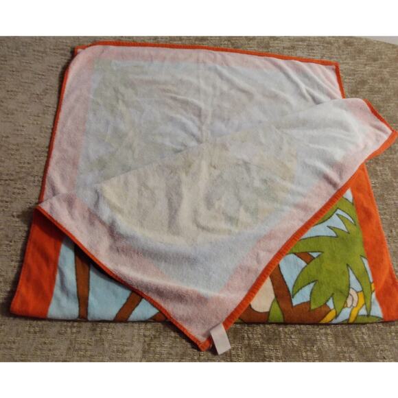 Vintage Terrimondo Beach Towel With Laughing Monkeys Hanging From Tree GAMBON - Picture 10 of 12